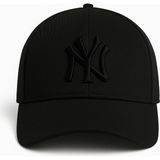 Ny New York Nakış Unisex Beyzbol Siyah Şapka Kadın Şapka Erkek Şapka Yazlık Şapka - Standart - Siyah - Siyah