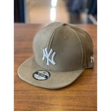 Ny Yankees Hip Hop Snapback Rapper Basket Beyzbol Cap Şapka - 58 cm - Bej