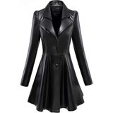 Nyc Deri Uzun Ceket - XL - 01 Siyah