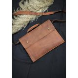 Nyc Giyim Tekstil Hakiki Dana Derisi Laptop Çantası, El Tutmalı Ve Omuz Askılı, Crazy Taba Rengi, 13-14 Inç, El Dikişli 125534859