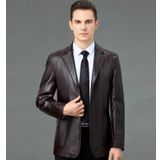 Nyc Giyim Tekstil Hakiki Deri İnce Kesit Blazer Klasik Ceket