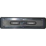 Nyf Urf1-011 Hummer Plaka Altlığı Plastik Siyah Kalın 2 Li