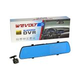 NYF Wevolt DVR Kayıt Cihazı 4,3 inç Dikiz Ayna Ekranlı Çift Kamer