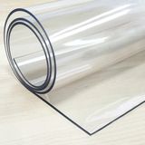 NYK Home Pvc Şeffaf Kalın Masa Örtüsü Masa Koruma Kaydırmaz 1,4mm NET Kalınlık KESİNLİKLE DAHA İNCE DEĞİL - 70 x 30 cm