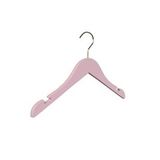 Nyn Ahşap 3-7 Yaş Çocuk Elbise Askısı Pembe Renk 6 Adet