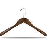 NYN Ahşap M-023 Elbise, Ceket, Kaban Askısı Kadın 40CM 50 Adet - Kahverengi