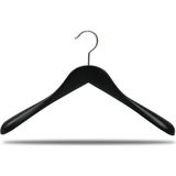 NYN Ahşap M-023 Elbise, Ceket, Kaban Askısı Kadın 40CM 8 Adet - Siyah