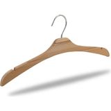 NYN Askı Ahşap Yetişkin Tshirt ve Gömlek Askısı 2 Adet - Naturel