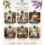 Nyora 20 ml Damlalıklı 3 Lü Esans ve Meow Yazılı Hava Nemlendirici Cihaz - GÜL LAVANTA YASEMİN