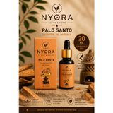 NYORA Palo Santo Esansiyel Yağ 20 ml Damlalıklı Buhurdanlık Esansı, Difüzör Yağı, Oda Kokusu ve Aromaterapi Yağı