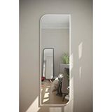 Nysamo 150 cm Beyaz Çapraz Oval Duvar Aynası