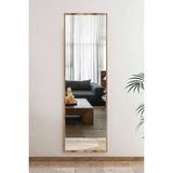 Nysamo 50X150 Cm Ceviz Boy Ayna Antre Koridor Konsol Duvar Salon Banyo Wc Ofis Cocuk Yatak Odasi Boy Aynasi