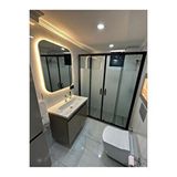 Nysamo 60x80 Ledli Banyo Aynası / Banyo Dekoru / Işıklı Dekor Ayna / Koridor Ayna / Wc Aynası Şeffaf