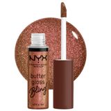 Nyx Professional Makeup Butter Gloss Bling 08 Bling Hustla Işıltılı Dudak Parlatıcısı