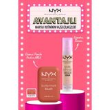 NYX Professional Makeup Buttermelt Blush Kremsi Pembe Pudra Allık - 09 Feelin Butta & Bare With Me Concealer Kapatıcı 02 Makyaj Seti