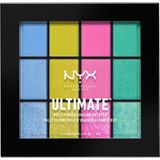 Nyx Professional Makeup Göz Farı Paleti - Ultımate Multı Finish Shadow Palette Electric 800897096465