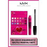 Nyx Professional Makeup Işıltılı Makyaj Seti - On The Rise Volume Liftscara & 2 Me, Luv Me Shadow Far Paleti