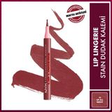 NYX Professional Makeup Lip Lingerie Stain Dudak Kalemi - 10 Up All Night