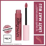 NYX Professional Makeup LIP LINGERIE XXL Likit Mat Ruj Açık Mor Vegan Formül 114 g - 04