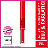 Nyx Professional Makeup Shine Loud Pro Lip Gloss Rebel in Red Dudak Parlatıcısı