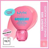 NYX Professional Makeup Smushy Sos Yoğun Nemlendirme Etkili Dudak Maskesi - 04 Guava Glaze