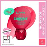 NYX Professional Makeup Smushy Sos Yoğun Nemlendirme Etkili Dudak Maskesi - 07 Red-Y 2 Chill