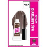 Nyx Professional Makeup The Brow Glue Instant Brow Styler Dark Brown Kaş Sabitleyici Maskara