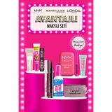 NYX Professional Makeup Tüm Ürünlerim Çantamda Makyaj Seti – NYX Kadife Çanta Hediyeli