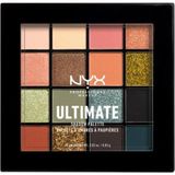 NYX Professional Makeup Utopia Göz Far Paleti Ultimate Shadow Pallette 16 Renkli Toz Formda Uzun Süre Kalıcı Makyaj - 010