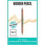 NYX Professional Makeup Wonder Pencil Çift Taraflı Aydınlatıcı & Kapatıcı Kalem - Medium - Bej
