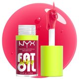 NYX PROFESSIONAL MAKEUP Yağ Yağı Dudak Damlası, Nemlendirici Dudak Yağı Parlaklığı, Vegan Renkli Formül, 12 HR'ye Kadar Nemlendirme - Newsfeed (Rose)