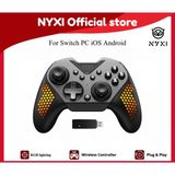 Nyxı Flexi Modüler Kablosuz Oyun Kolu Hall Effect Drift Yapmaz 1000Hz Pc Switch Ios Android Uyumlu Siyah Gamepad