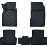 N&Z SHINE Renault Megane 3 Station Wagon 2009-2016 Araca Özel 5d Havuzlu Paspas Seti - Siyah