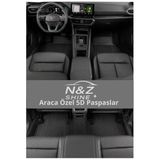 N&Z SHINE Volkswagen Jetta 2011-2018 Araca Özel 5d Havuzlu Paspas Seti - Siyah