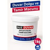 Nzb 1 kg Beyaz Duvar Tamir Dolgu Macunu Su Bazlı Zemin Alçı Sıva Derin Boşluk Doldurucu Onarıcı 1000 gr