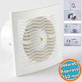 Nzb 150 mm Elektrikli Fan Kirli Hava Kötü Koku Egzoz Aspiratörü Fanı Wc Mutfak Büro Banyo Havalandırma - Beyaz