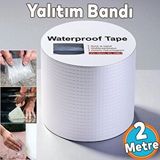 Nzb 2 Metre Çatı İzolasyon Bandı Su Sızdırmazlık Geçirmezlik Yalıtım Çamur Tamir Çatlak Boru Bant 96 Mm