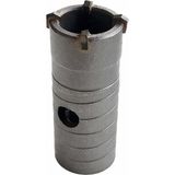 Nzb 30 mm Beton Buat Açma Pancı Matkap Uyumlu Elektrik Tesisat Kablo Geçişi Için Delme Aparatı - Gri