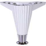 Nzb (4 Adet) Mobilya Kanepe Masa Sehpa Ayağı Baza Ayak Beyaz 12 cm - 120 mm