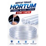 NZB 5 Metre Şeffaf Terazi Hortumu Termosifon Otomobil Kapı Fitili 10 Mm