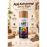 NZB Açık Kahverengi Prof. Sprey Boya Metal Ahşap Taş Plastik ve Cam Yüzeylere Spray Boya 400 ml RAL 8001