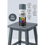 NZB Antrasit Gri Sprey Boya Metal Ahşap Taş Plastik ve Cam Yüzeylere Uygun Spray Boya 400 ml RAL7031
