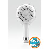 NZB Banyo Duş Başlığı Fiskiyesi Telefonu Yuvarlak Başlık Beyaz Renk