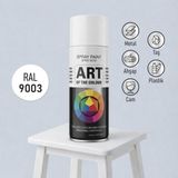 Nzb Beyaz Prof. Sprey Boya Metal Ahşap Taş Plastik ve Cam Yüzeylere Uygun Spray Boya 400 ml RAL9003 - 1 Adet