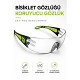 NZB Bisiklet Koşu Outdoor Motor Gözlüğü Uv Korumalı Sporcu Bisikletçi Buğulanmaz Gözlük Silikon Kulaklık