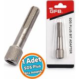 Nzb Bist Uç Ara Adaptörü 1/4" Sds Saplı 65 mm Çelik Matkap Ucu Matkap Hilti Kırıcı Delici Uç - Gri