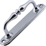 Nzb Çekme Kolu Metal Mobilya Mutfak Dolabı Çekmece Kapı Dolap Kapak Kulpu Kulbu Krom 12 Cm Çekme Kulp
