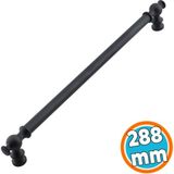 Nzb Çekmece Mutfak Mobilya Metal Dolabı Dolap Kapak Kulpu Kulpları Kulbu 288 mm Siyah