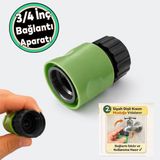 NZB Çeşme Musluk Bağlantı Adaptörü ( 19 mm ) 3/4 Dişi 1 Adet Sök Tak Sistem Hortum Adaptörü