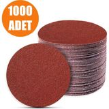 Nzb Cırt Zımpara 115 Mm Spiral Avuç Taşlama Jumbo Paket (1000 Adet) 80 Kum - 115mm